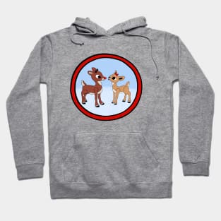 Rudolph The Red-Nosed Reindeer & Clarice Hoodie